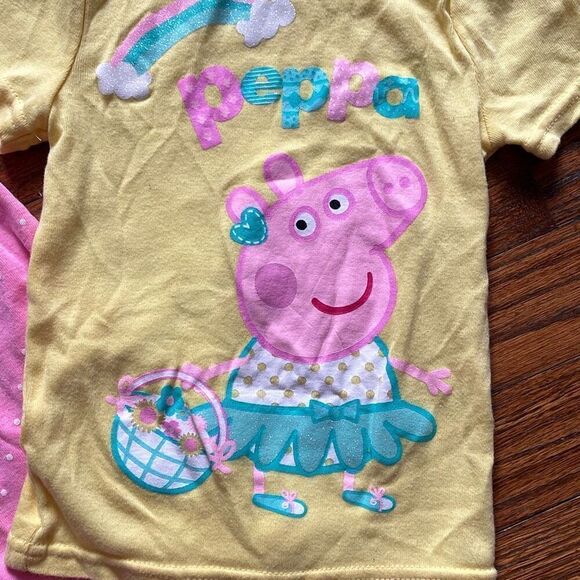 Peppa Pig Top and Pink Polka Dot Tank Onesie Bundle - Picture 2 of 4